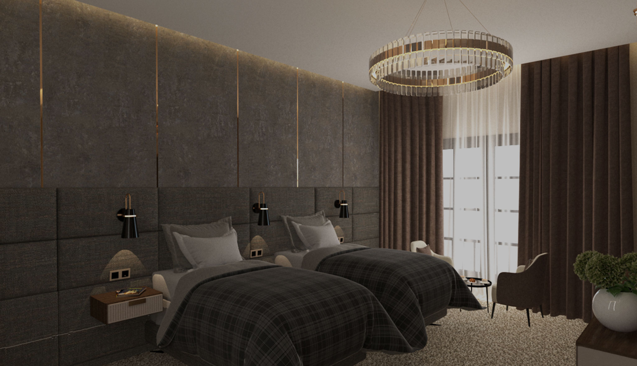 SUPERIOR ROOM WITH 2 SINGLE BEDS