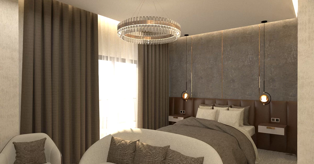 FAMILY ROOM WITH 1 KING BED + 2 SINGLE BEDS, LAKE VIEW