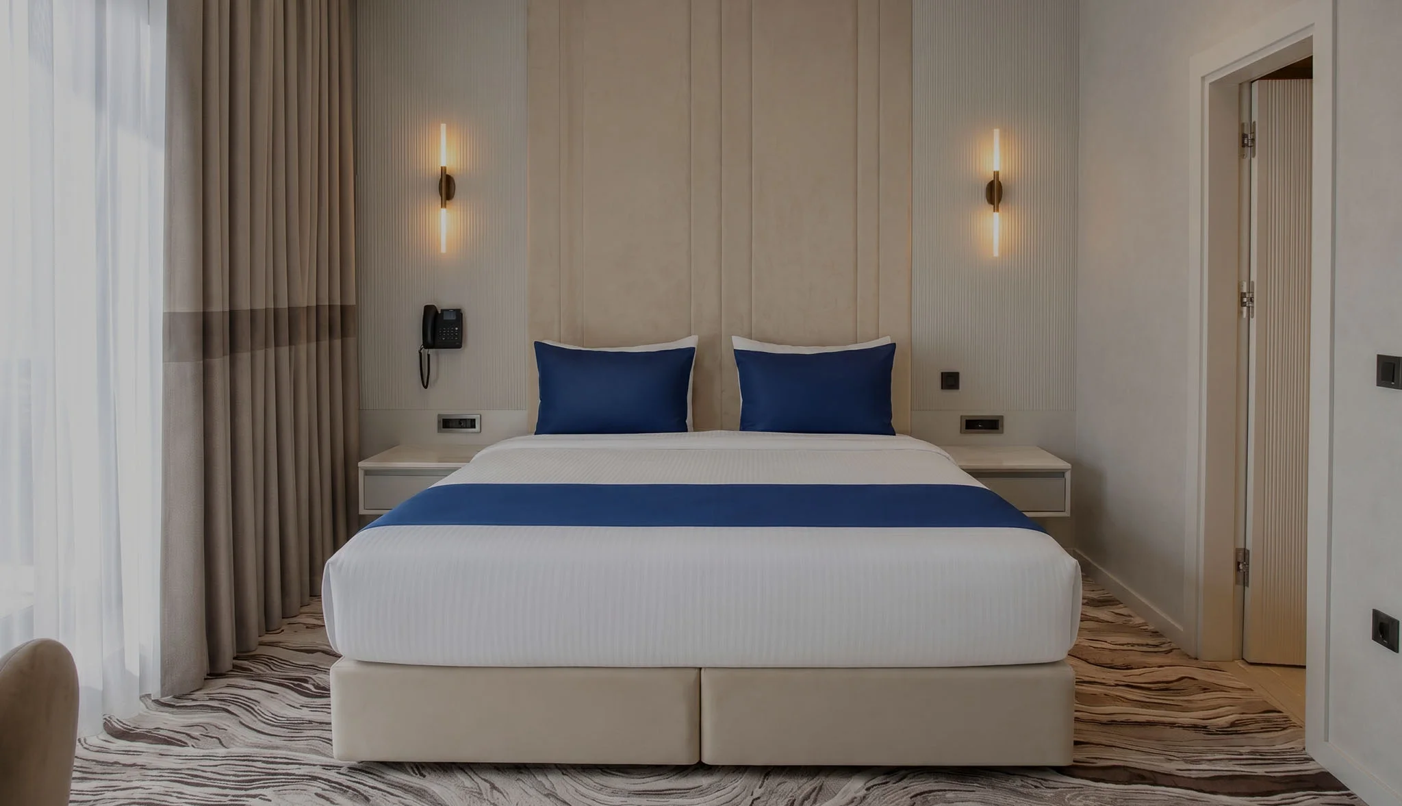 SUPERIOR ROOM – KING BED WITH BALCONY & SEA VIEW